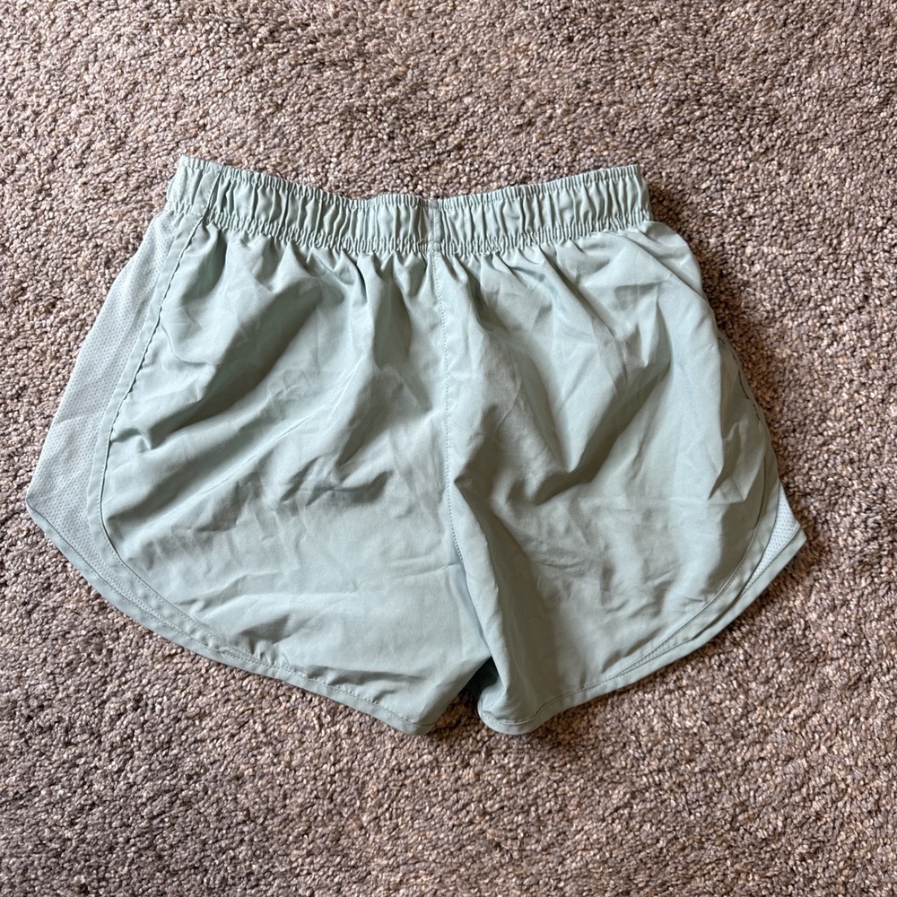Nike Women's Tempo Dri-Fit Lined Running Shorts Green Size S - Picture 2 of 5